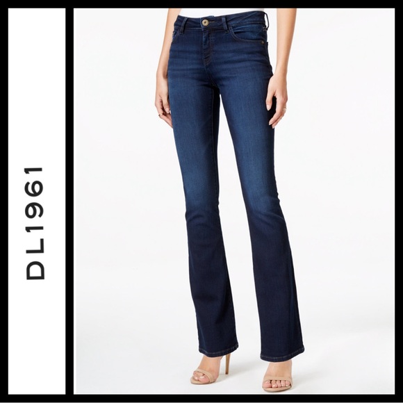 DL1961 Bridget Instasculpt Mid-Rise Boot Jeans - Picture 4 of 10